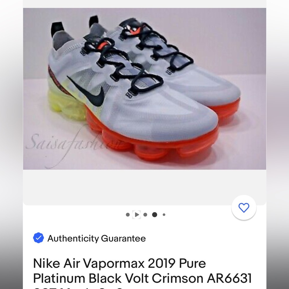 New Nike Air Vapormax 2019 Neon Collection - Men’s Size 8